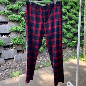 Men’s plaid pants